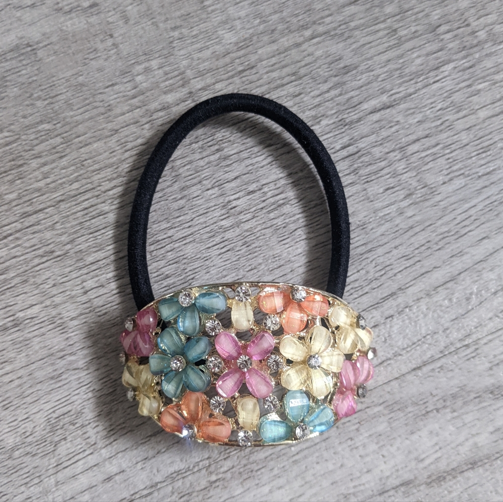Japanese Floral  Hair Tie